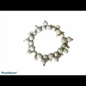 White Bead ChaCha Bracelet